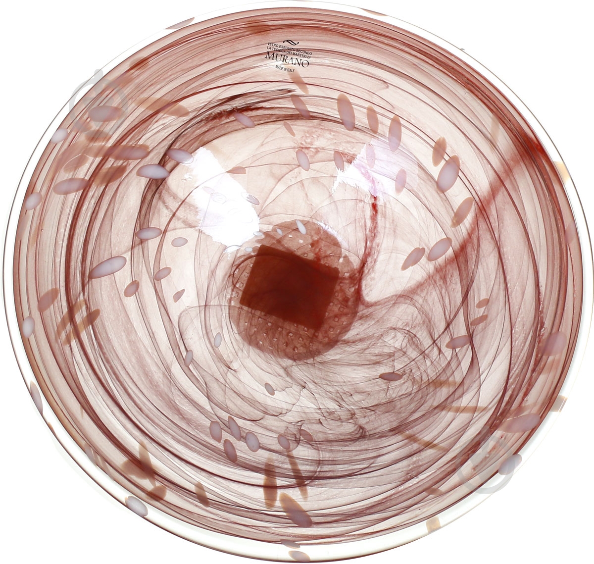 Блюдо Antonio Tammaro Bitter red/white 40 см - фото 1