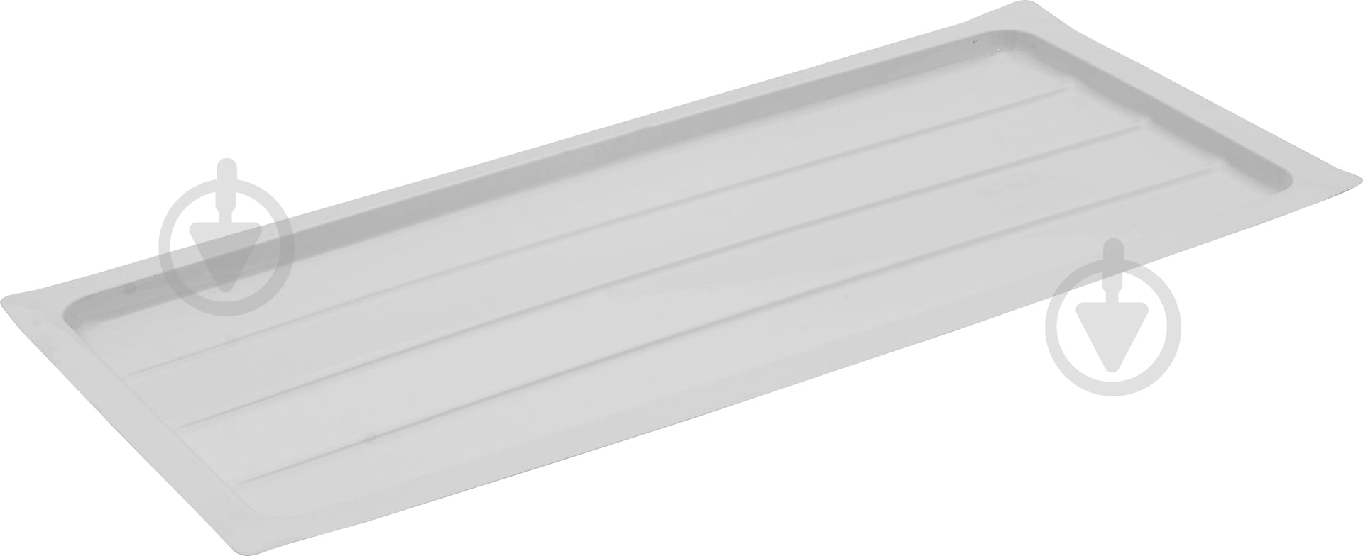 Поддон для сушилки 600 мм белый пластиковый - фото 1