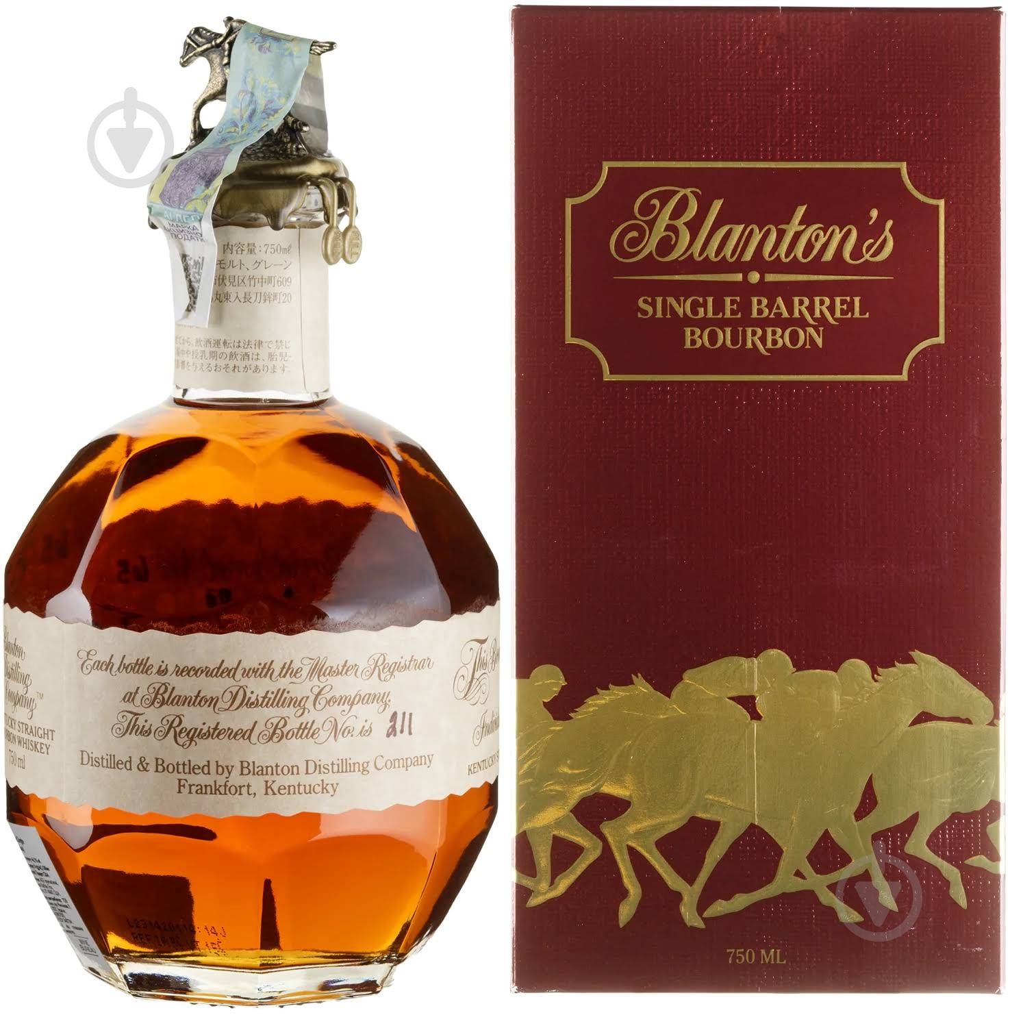 Виски Blanton's Takara Red Single Barrel GB 0,75 л - фото 1