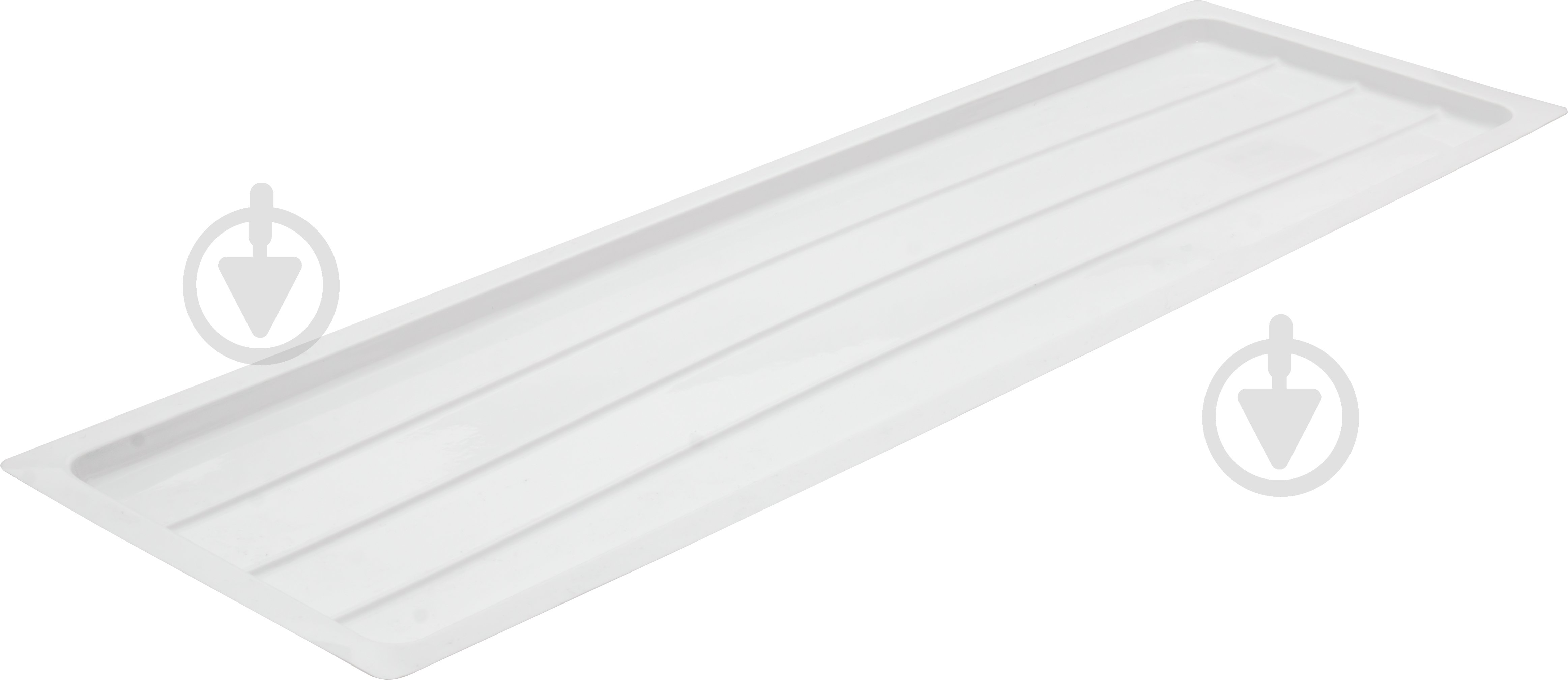 Піддон для сушарки 900 мм білий пластиковий - фото 1