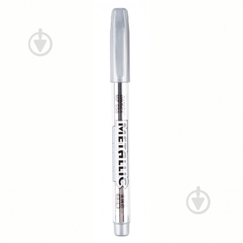 Маркер перманентный Baoke 1.5 мм Metallic серебряный MARK-PER-BAO-MP550S - фото 1