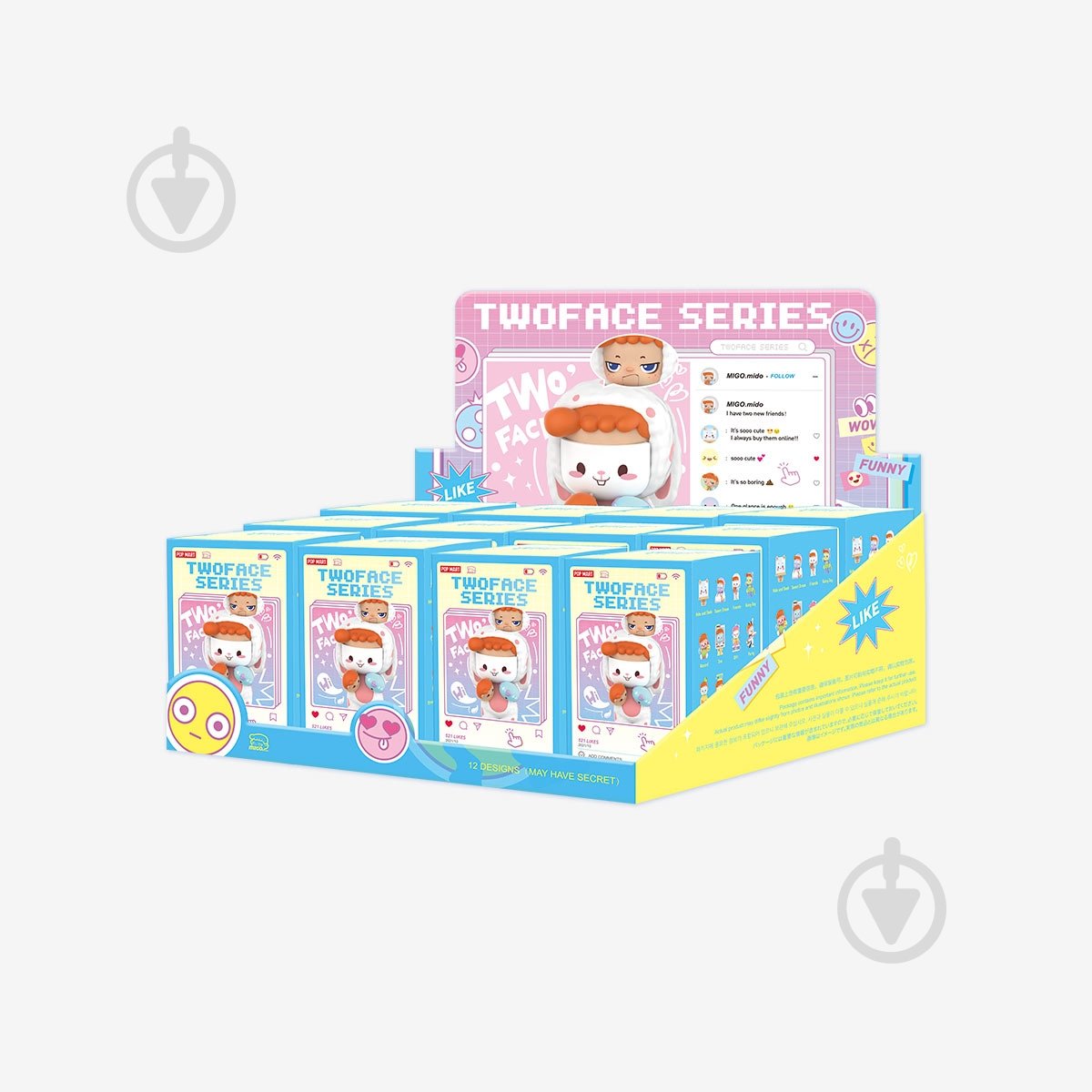 Ігрова фігурка-сюрприз POP MART MIGO серія Twoface MGTF-01 - фото 17 Ігрова фігурка-сюрприз POP MART MIGO серія Twoface MGTF-01 - фото 17