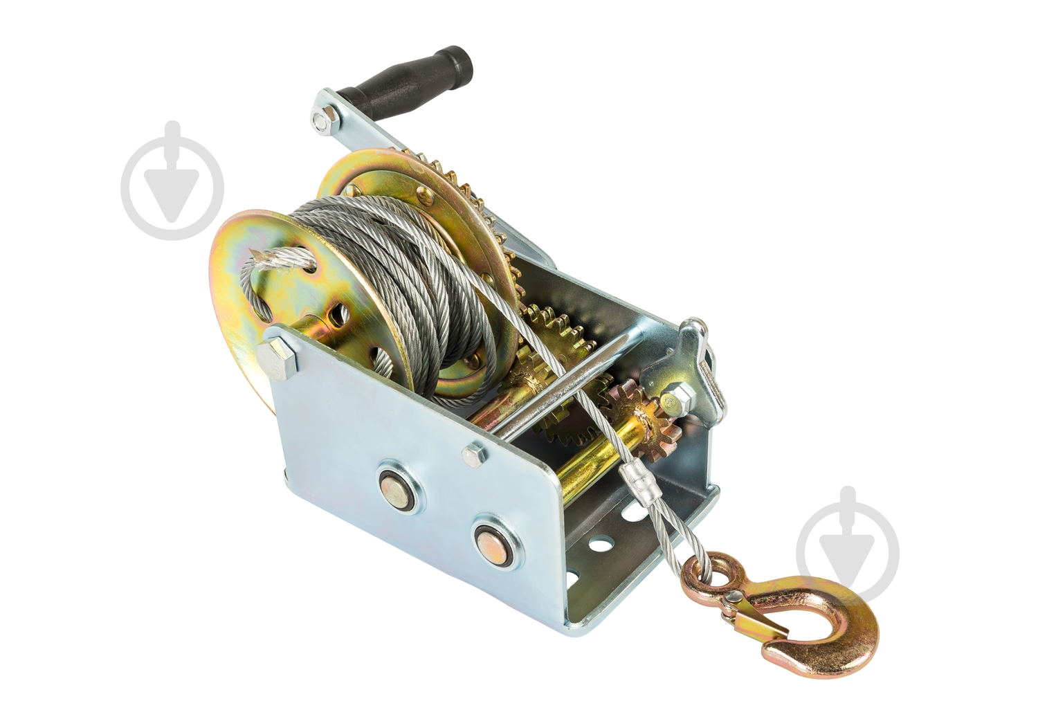 Ручная лебедка MasterTool 907 кг 10 м 86-8190 - фото 2