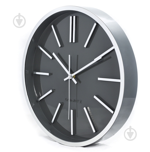 Часы настенные Линдгрен 35,5 см черный с рисунком - фото 2