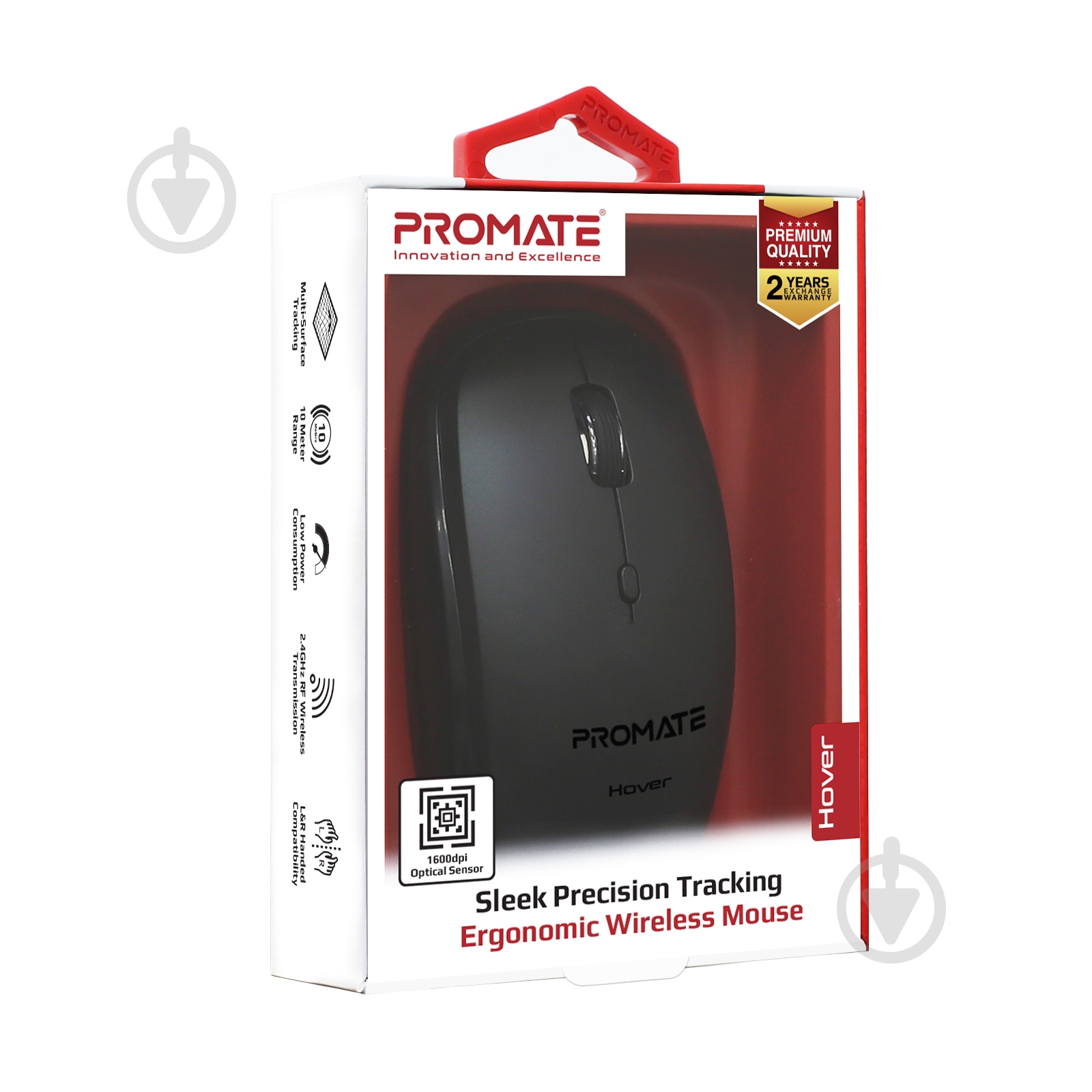 Мышка Promate Hover Wireless Black - фото 7