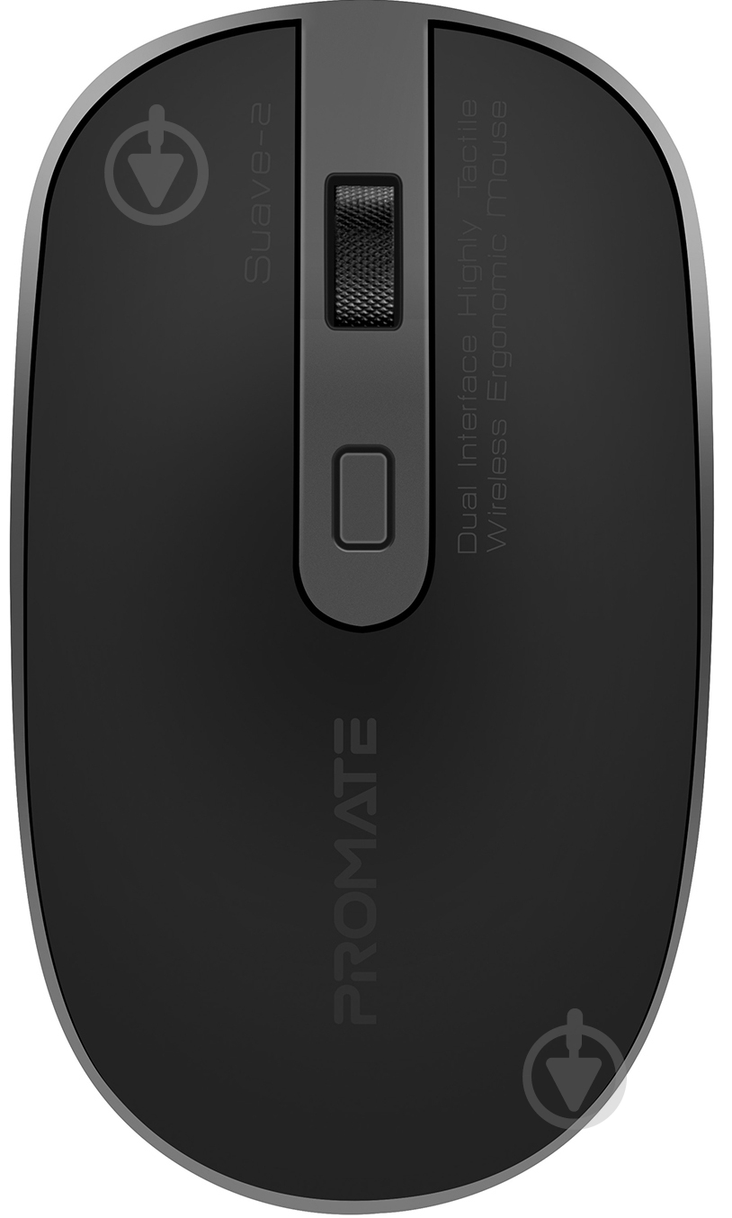 Мышка Promate Suave-2 Wireless Black - фото 1