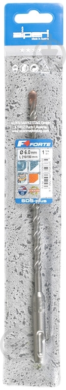 Бур Alpen SDS-plus 6x210 мм 82700600100 - фото 3