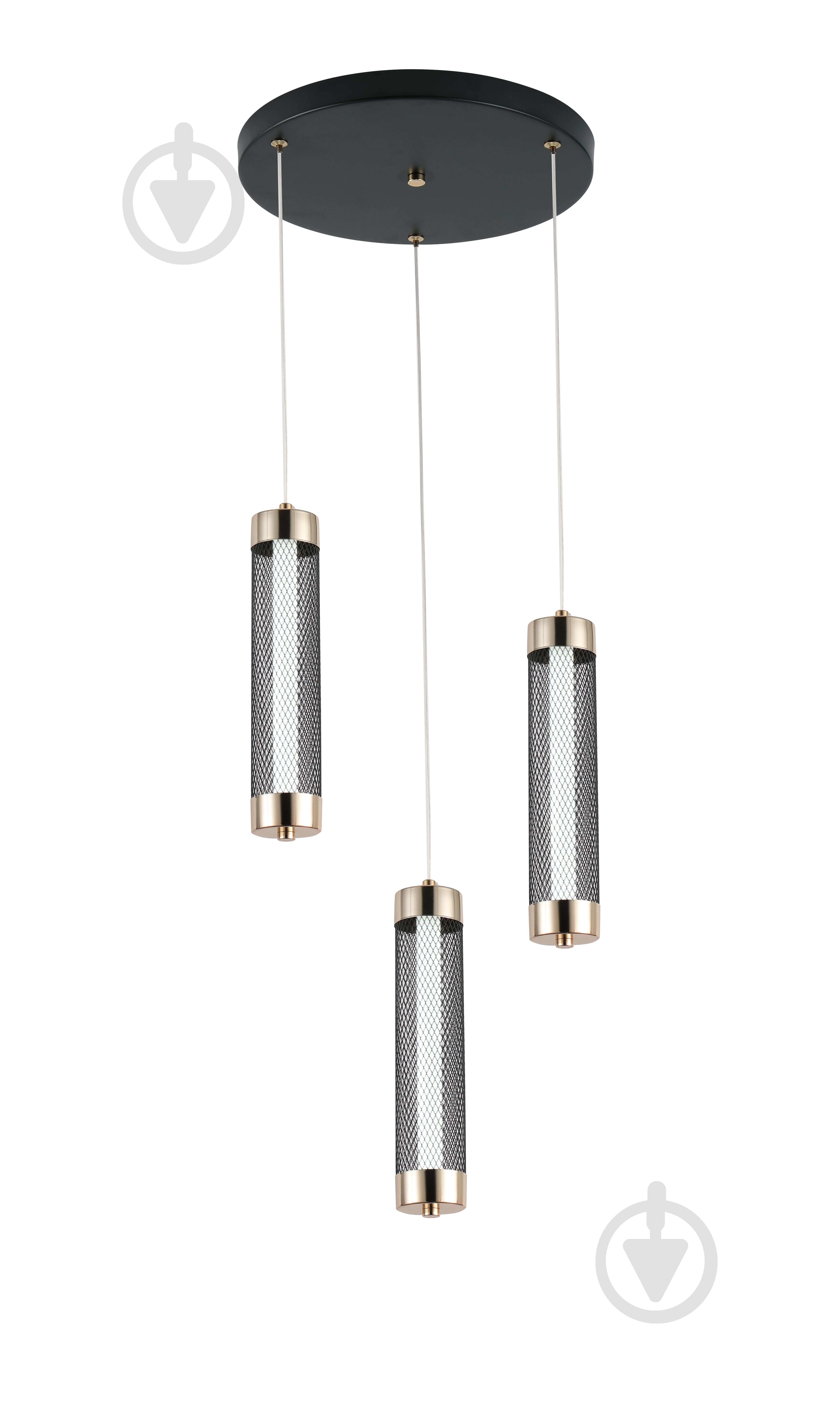 Підвіс Sensio Jade 24 Вт LED-модуль чорний/золото LS-2666/3PG-24W6500K - фото 2 Підвіс Sensio Jade 24 Вт LED-модуль чорний/золото LS-2666/3PG-24W6500K - фото 2