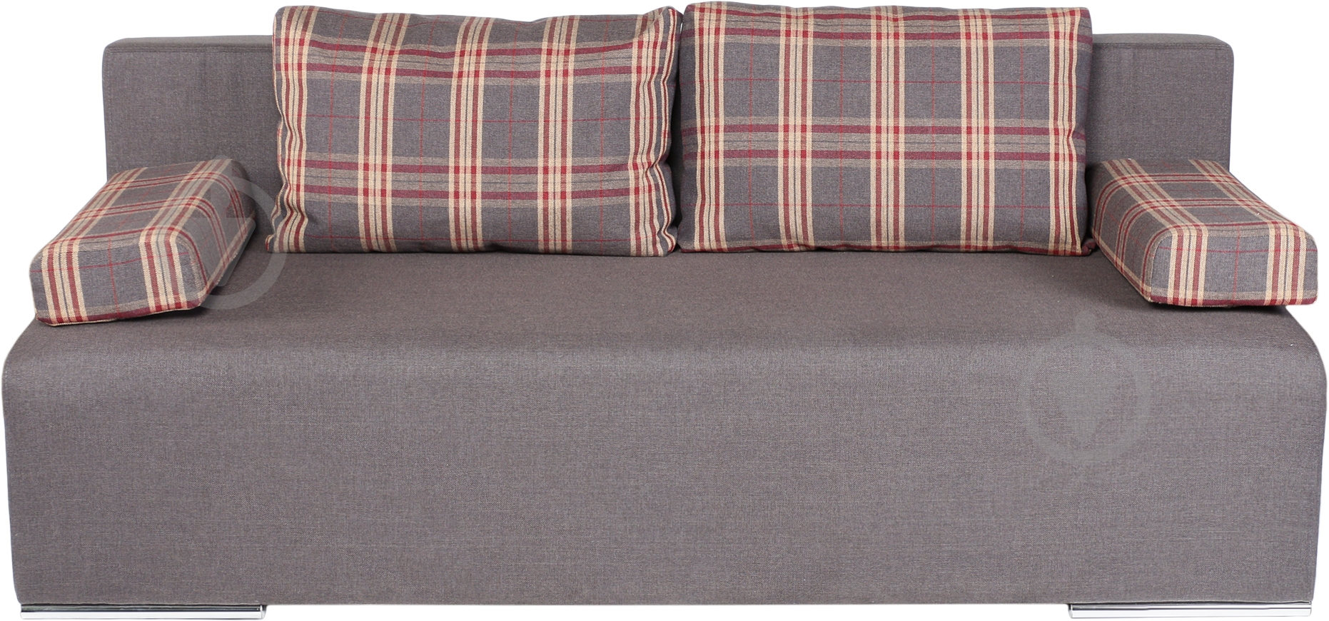 Диван прямой Берегиня Аполло клетка серый 1940x910x770 мм - фото 1 Диван прямой Берегиня Аполло клетка серый 1940x910x770 мм - фото 1