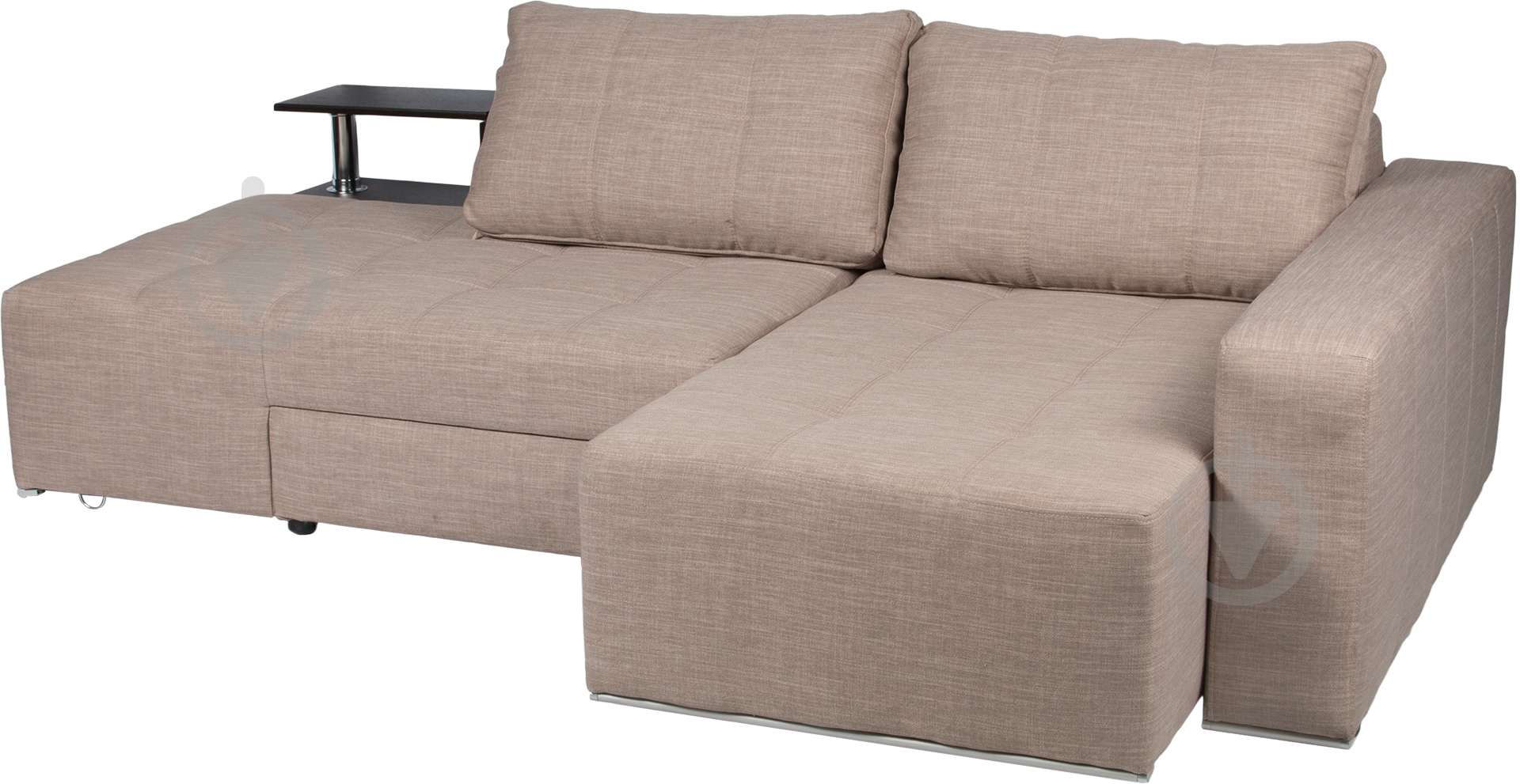 Диван угловой Малибу ткань Лара правый бежевый 2310x1580x680 мм - фото 1