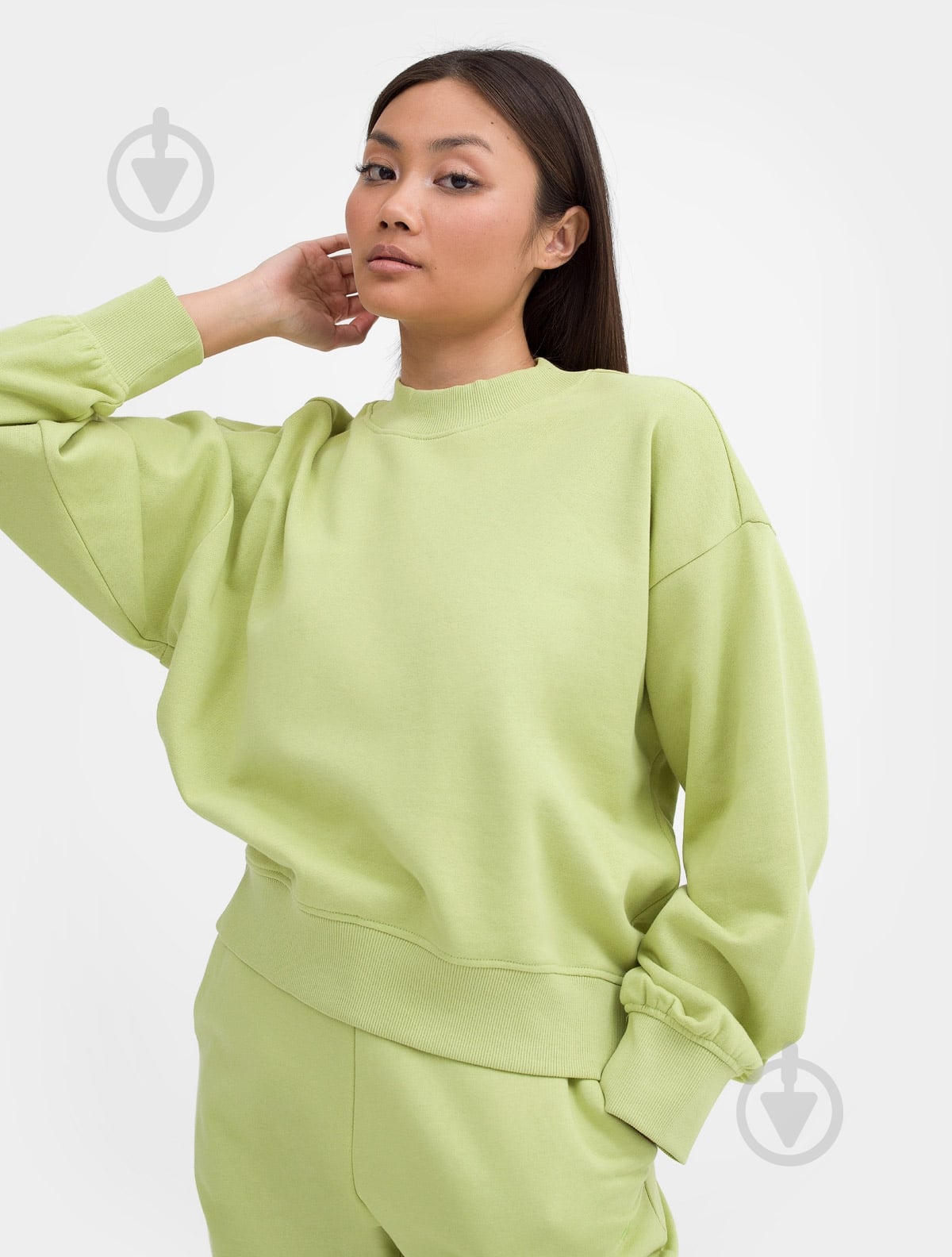 Свитшот 4F SWEATSHIRT 4FSS23TSWSF598-42S р.M зеленый - фото 3