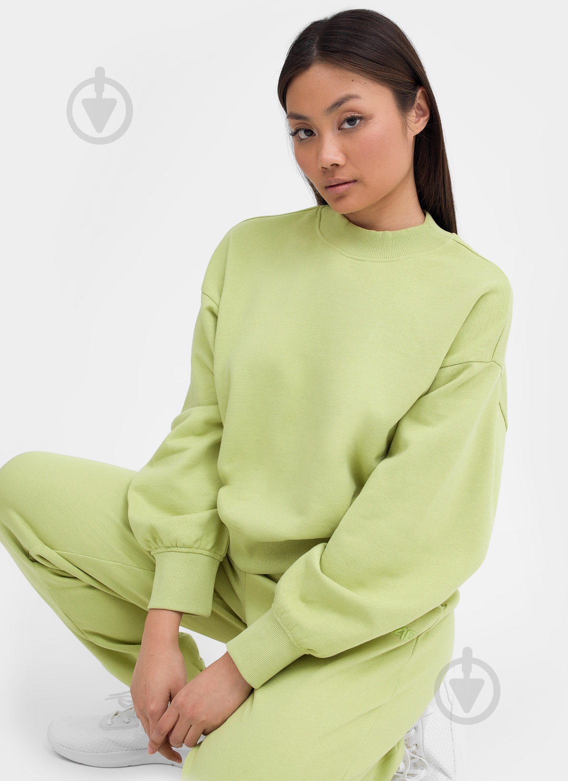 Свитшот 4F SWEATSHIRT 4FSS23TSWSF598-42S р.M зеленый - фото 5