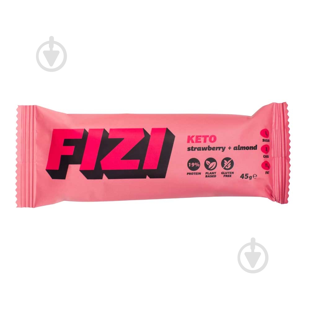 Батончик Fizi Strawberry+Almond - фото 1
