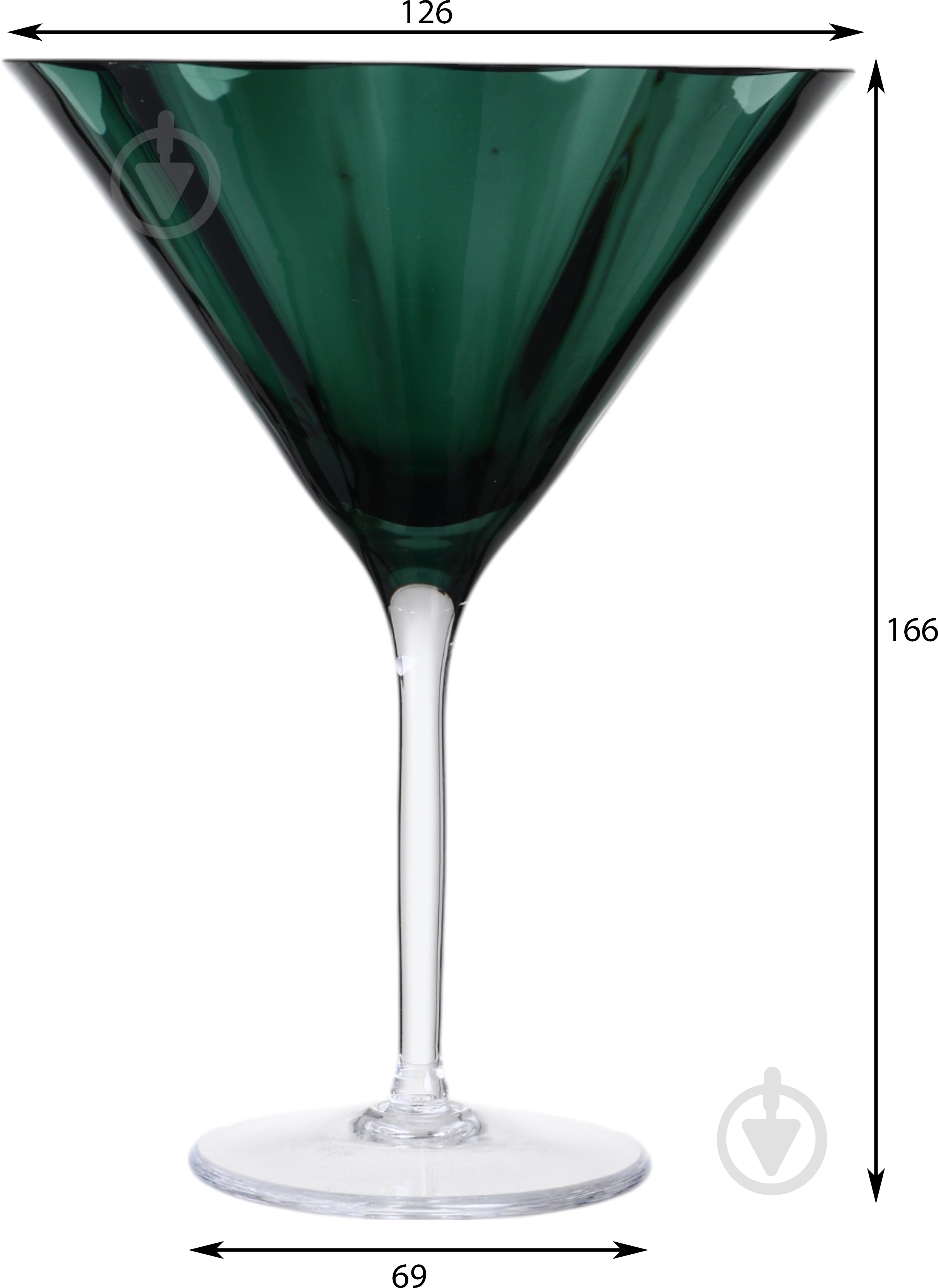 Бокал Wrzesniak Glassworks Green Optic (19-3710) 1 шт. - фото 2