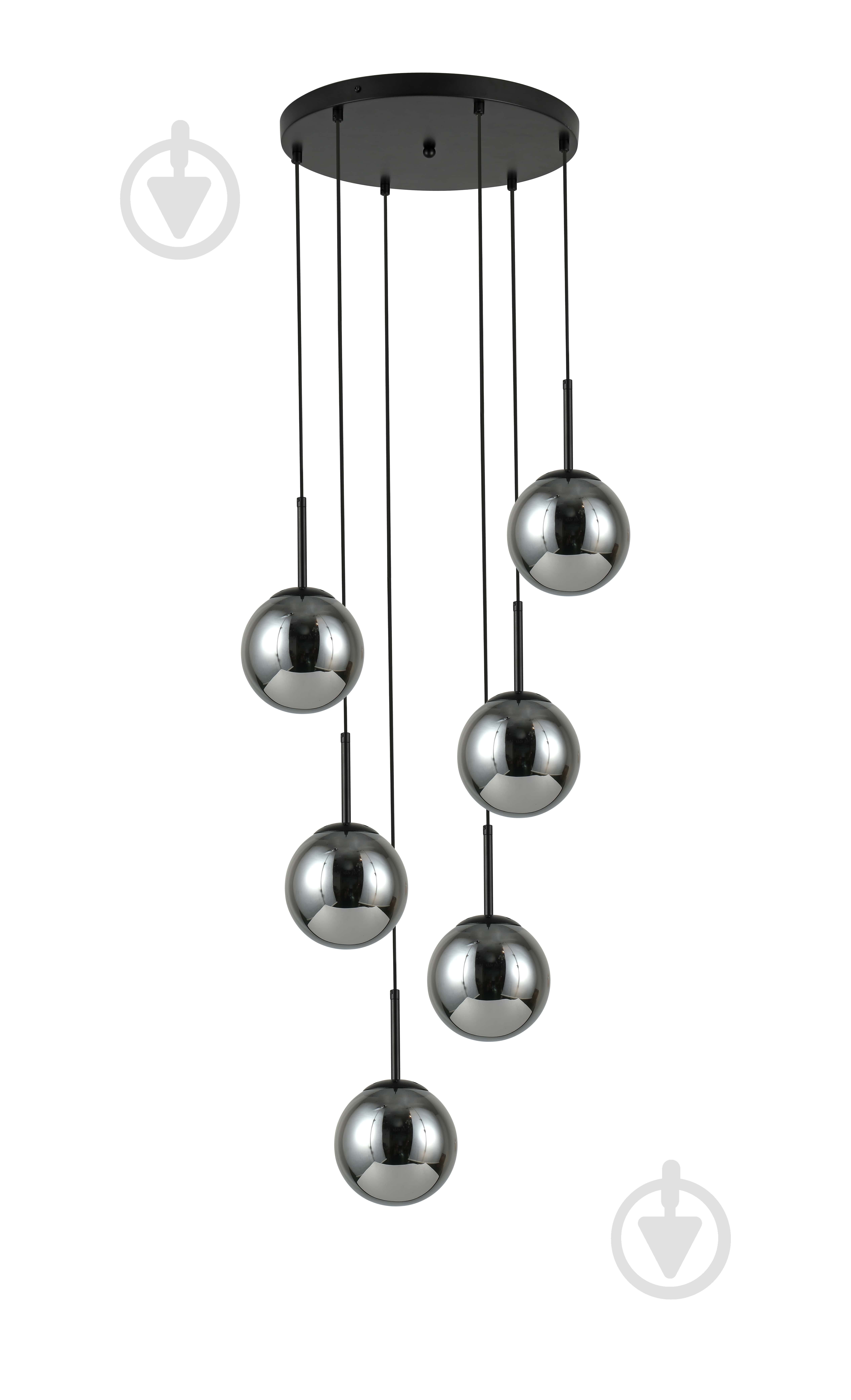 Підвіс Sensio Lil 6x40 Вт E14 чорний/бурштиновий LS-746585/6PA-E1440W - фото 2 Підвіс Sensio Lil 6x40 Вт E14 чорний/бурштиновий LS-746585/6PA-E1440W - фото 2