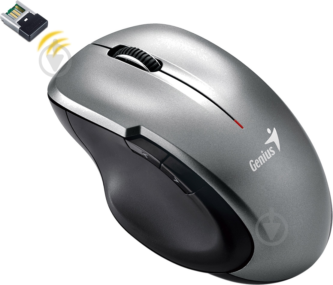 Мышь Genius DX-6810 USB (31030110101) black/grey - фото 3 Мышь Genius DX-6810 USB (31030110101) black/grey - фото 3