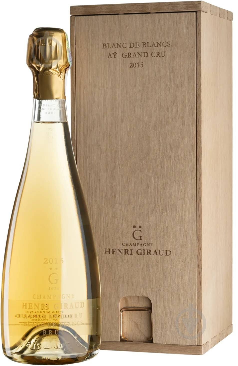 Вино игристое Henri Giraud Blanc De Blancs Ay Grand Cru 2015 0,75 л - фото 1 Вино игристое Henri Giraud Blanc De Blancs Ay Grand Cru 2015 0,75 л - фото 1