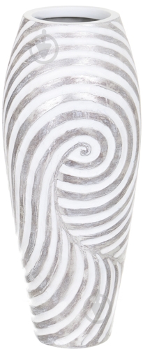 Ваза Tower 21х21х50 см белая 50 см - фото 1