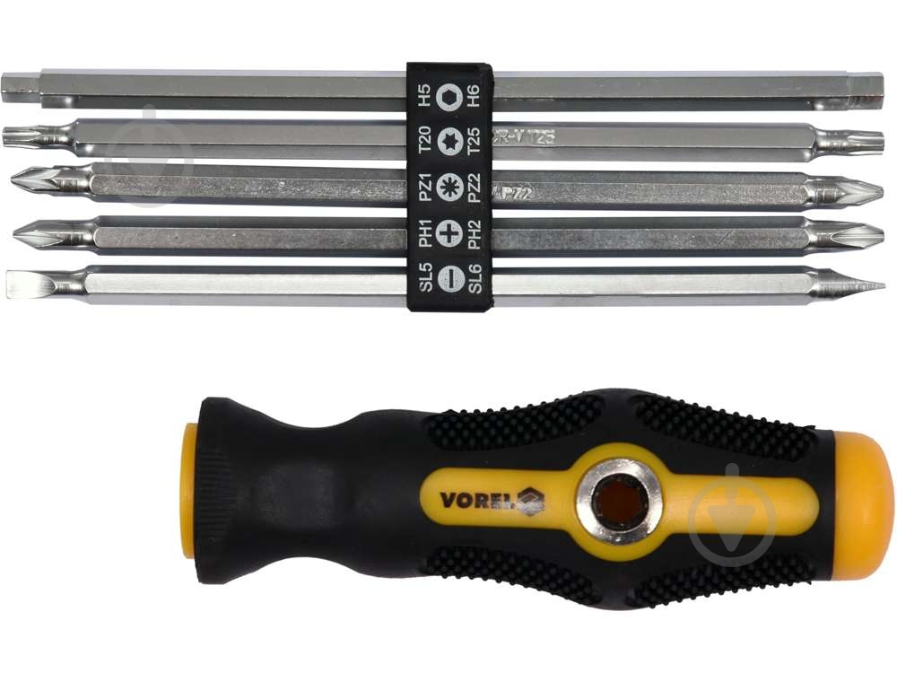 Набор отверток Vorel 10 в 1 64960 - фото 1