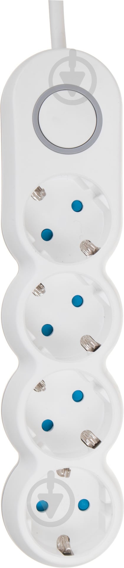 Подовжувач VEA VE2S4SWGR із заземленням 4 гн. білий 5 м 243105 - фото 2