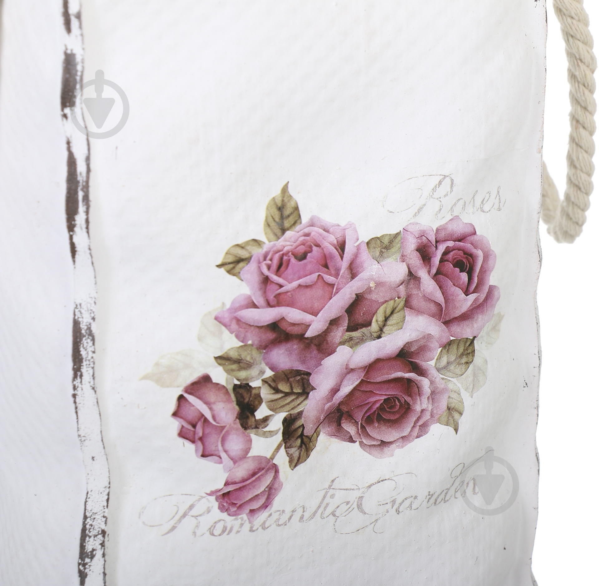 Ваза керамічна Luna Розы 13,8x13x22,5 см 22,5 см біла - фото 3