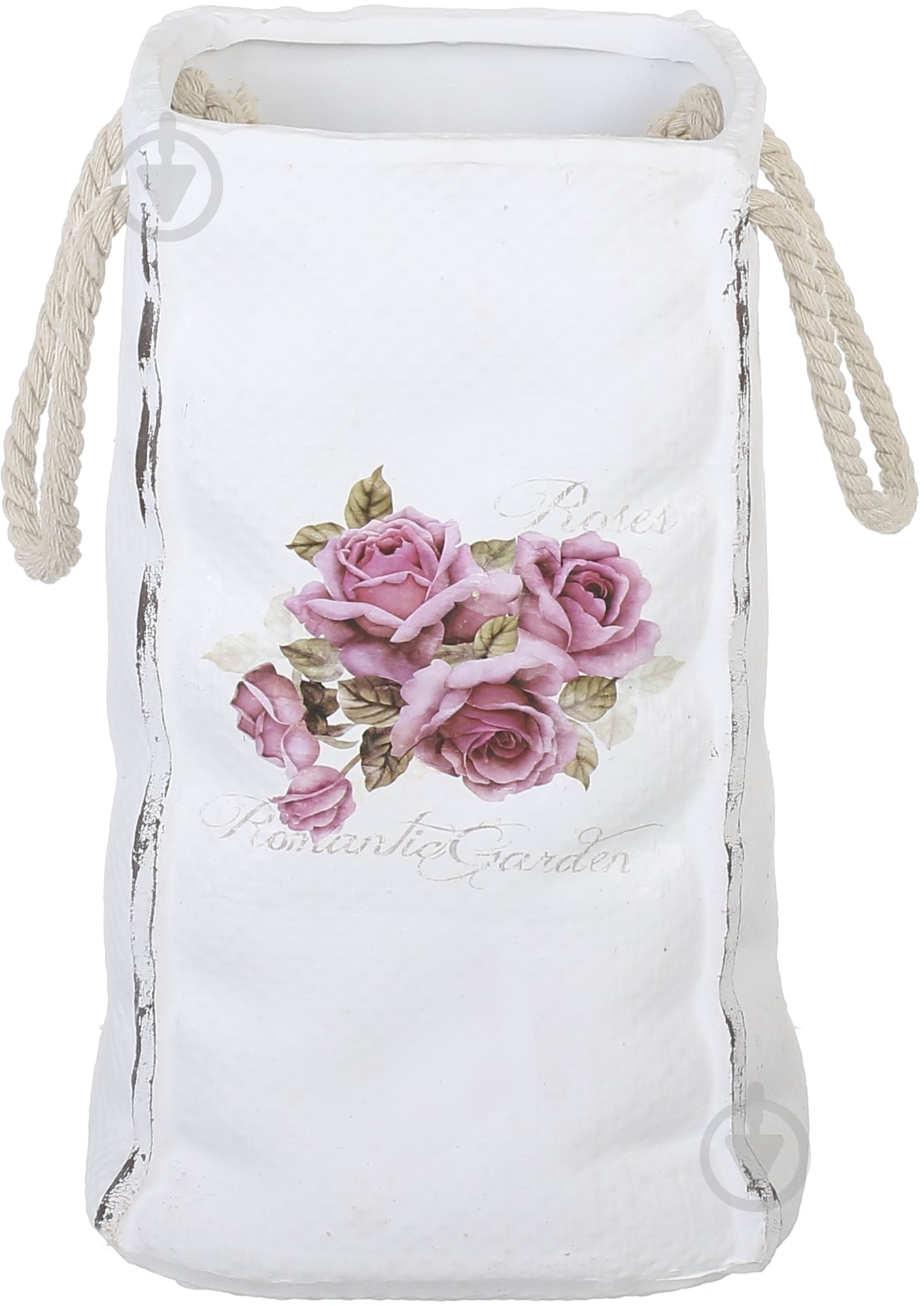 Ваза керамічна Luna Розы 13,8x13x22,5 см 22,5 см біла - фото 1