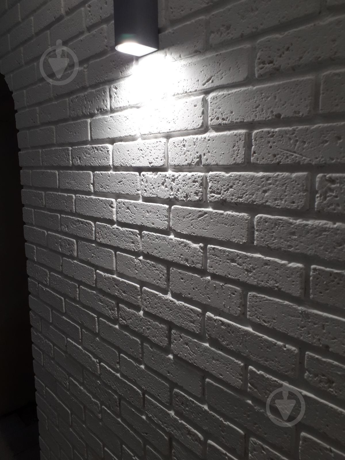 Плитка гіпсова пряма Саватекс Декор Цегла травертин біла 0,8 кв.м - фото 4 Плитка гіпсова пряма Саватекс Декор Цегла травертин біла 0,8 кв.м - фото 4