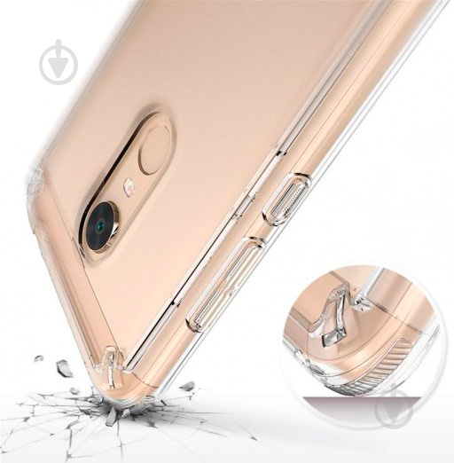 Чехол Ringke Fusion Clear для Xiaomi Redmi 5 Plus - фото 6