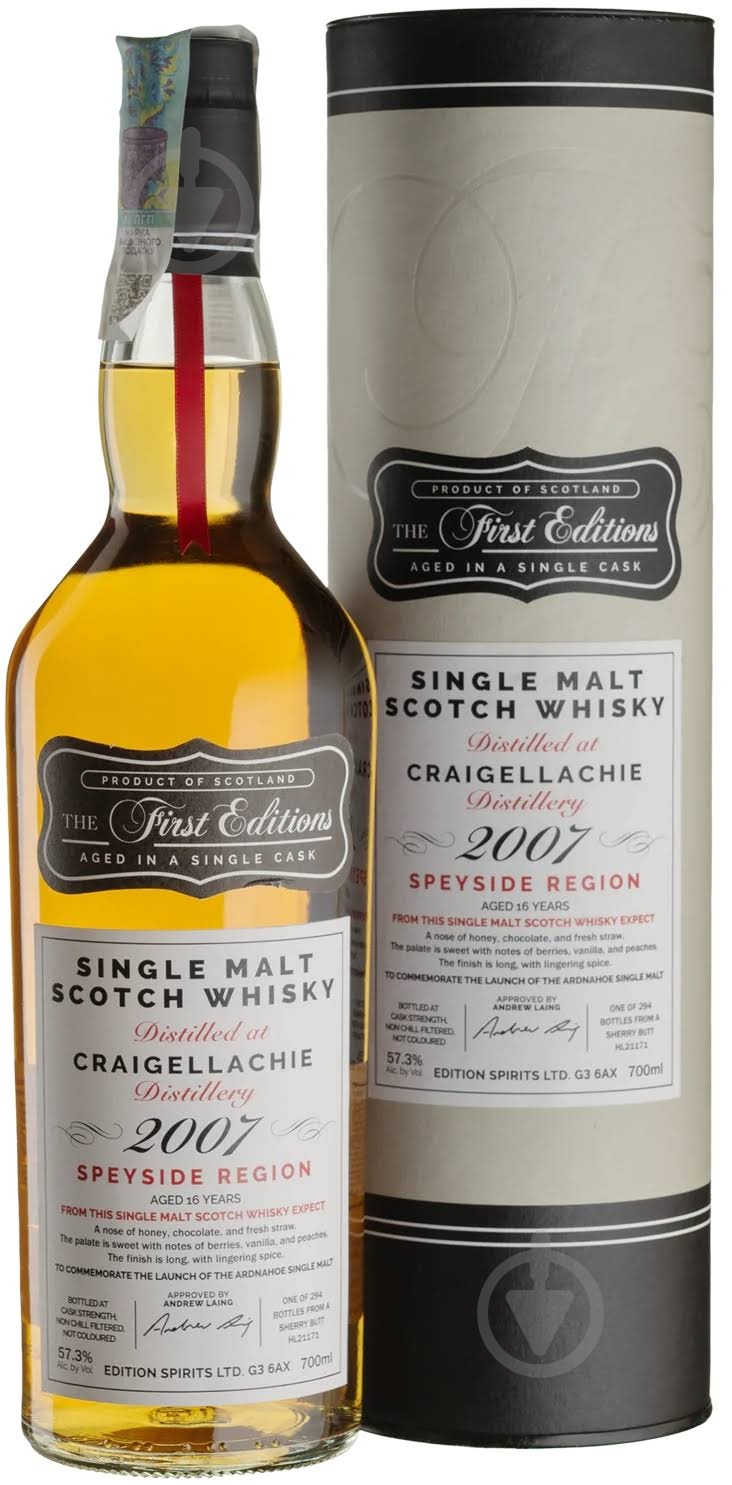 Виски First Edition Craigellachie 16yo 0,7 л - фото 1