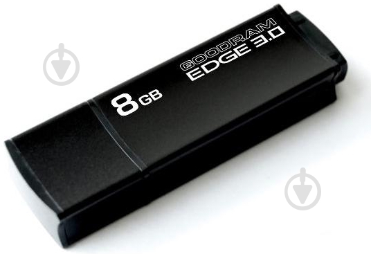 Флеш-память USB GOODRAM Edge 8 ГБ USB 3.0 black (PD8GH3GREGKR9) - фото 1
