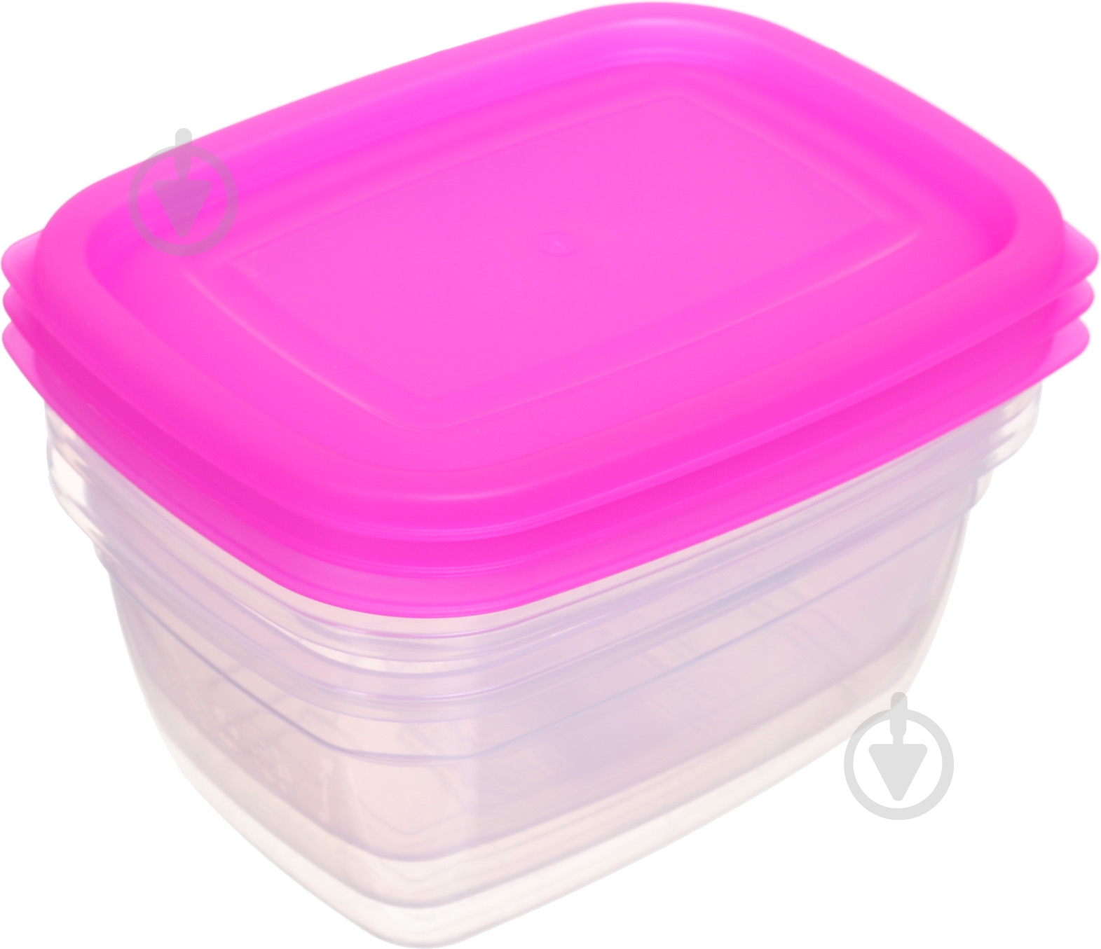 Набор контейнеров для пищевых продуктов UP! (Underprice) Eat&Go 950 мл розовый 3 шт. - фото 2 Набор контейнеров для пищевых продуктов UP! (Underprice) Eat&Go 950 мл розовый 3 шт. - фото 2