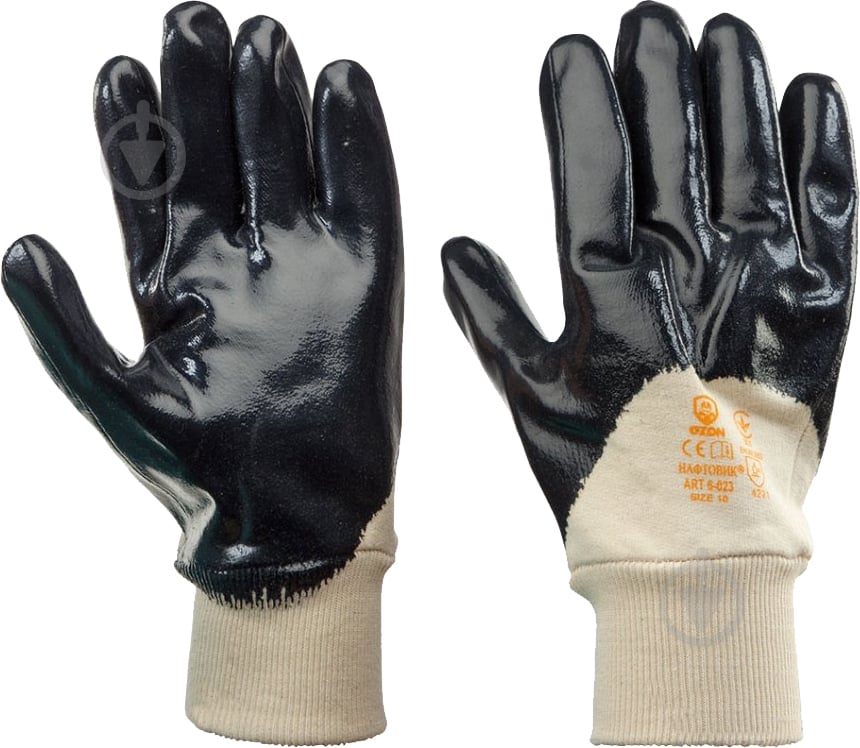 Перчатки Ozon МЕХАНИК с покрытием нитрил XL (10) 5-044 - фото 1