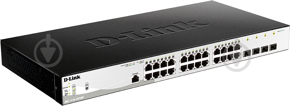 Коммутатор D-Link DGS-1210-28P/ME/B - фото 2 Коммутатор D-Link DGS-1210-28P/ME/B - фото 2