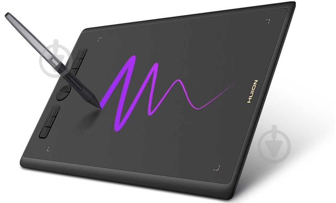 Планшет графічний Huion H610X black - фото 4 Планшет графічний Huion H610X black - фото 4