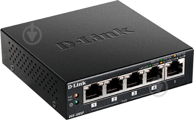Коммутатор D-Link 5P DGS-100 - фото 2