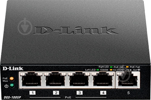Коммутатор D-Link 5P DGS-100 - фото 1