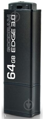 Флеш-память USB GOODRAM Edge 64 ГБ USB 3.0 black (PD64GH3GREGKR9) - фото 1