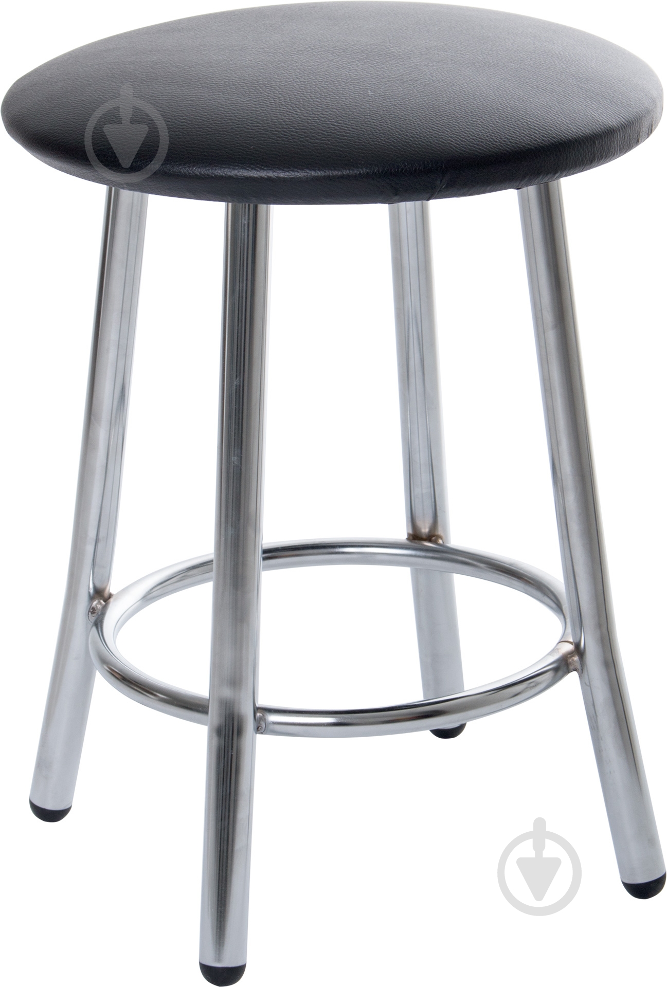 Табурет Nowy Styl TEDDY chrome BOX-4 V-4 черный / хром - фото 1