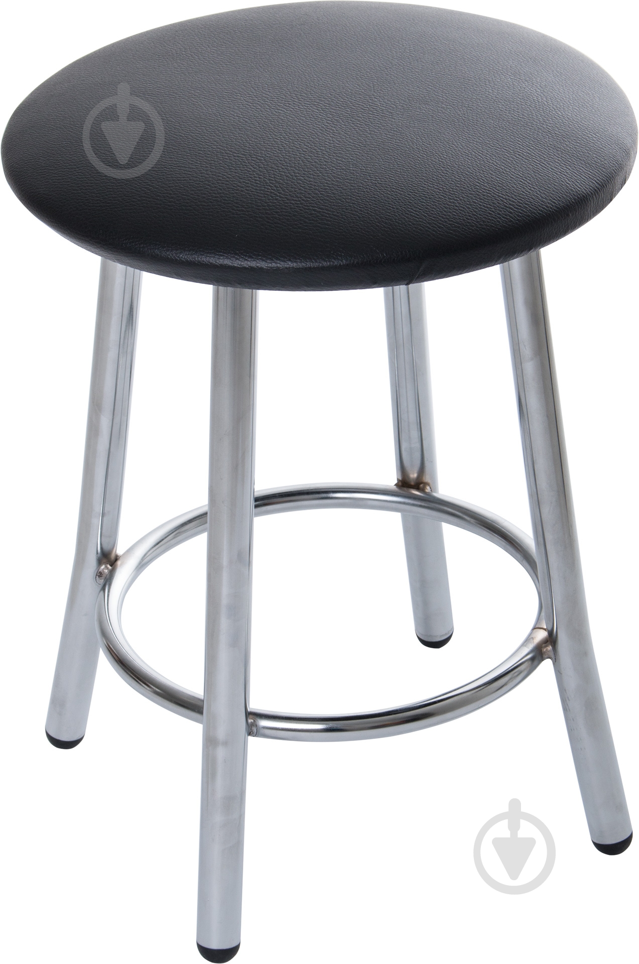 Табурет Nowy Styl TEDDY chrome BOX-4 V-4 черный / хром - фото 2