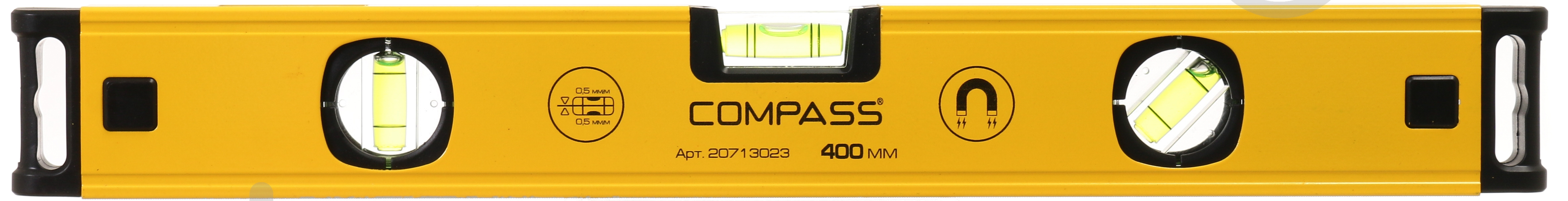 Уровень 40 см Compass магнитный AL-C1-400 - фото 3 Уровень 40 см Compass магнитный AL-C1-400 - фото 3