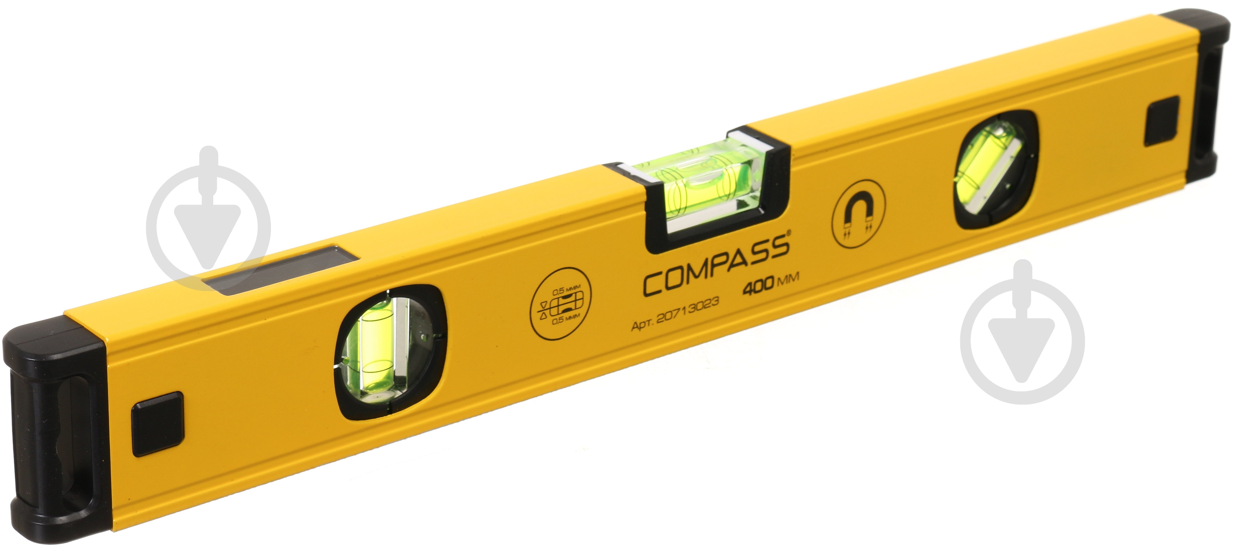 Уровень 40 см Compass магнитный AL-C1-400 - фото 1 Уровень 40 см Compass магнитный AL-C1-400 - фото 1