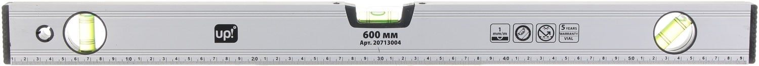 Уровень 60 см UP! (Underprice) AL-U-600 - фото 1 Уровень 60 см UP! (Underprice) AL-U-600 - фото 1