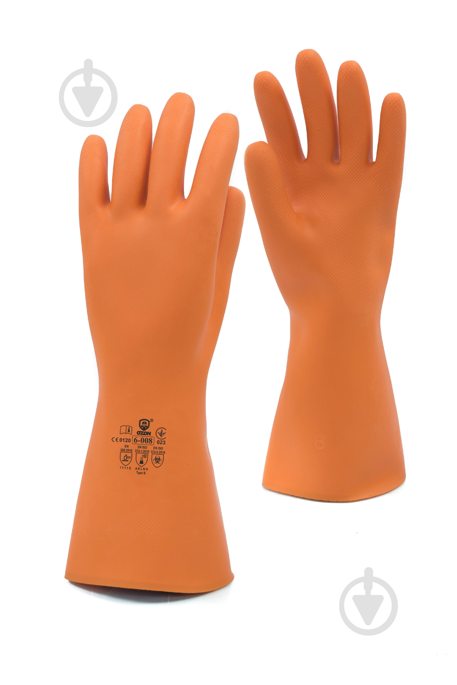 Перчатки Ozon 6-008 Барьер® Экстра КЩС в ассортименте с покрытием латекс L (9) - фото 1