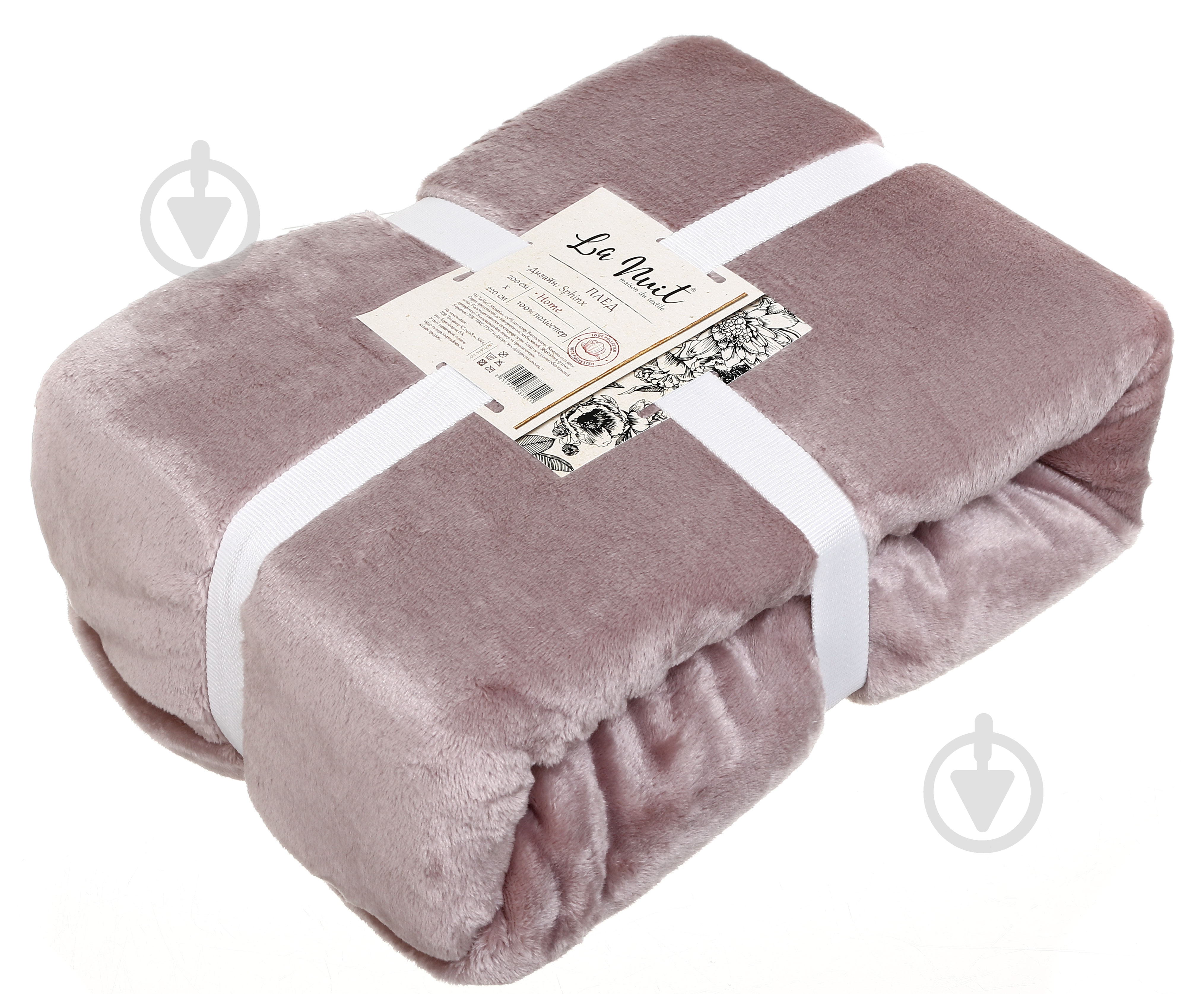 Плед Frannel Solid Sphinx 220x200 см светло-розовый La Nuit - фото 3 Плед Frannel Solid Sphinx 220x200 см светло-розовый La Nuit - фото 3
