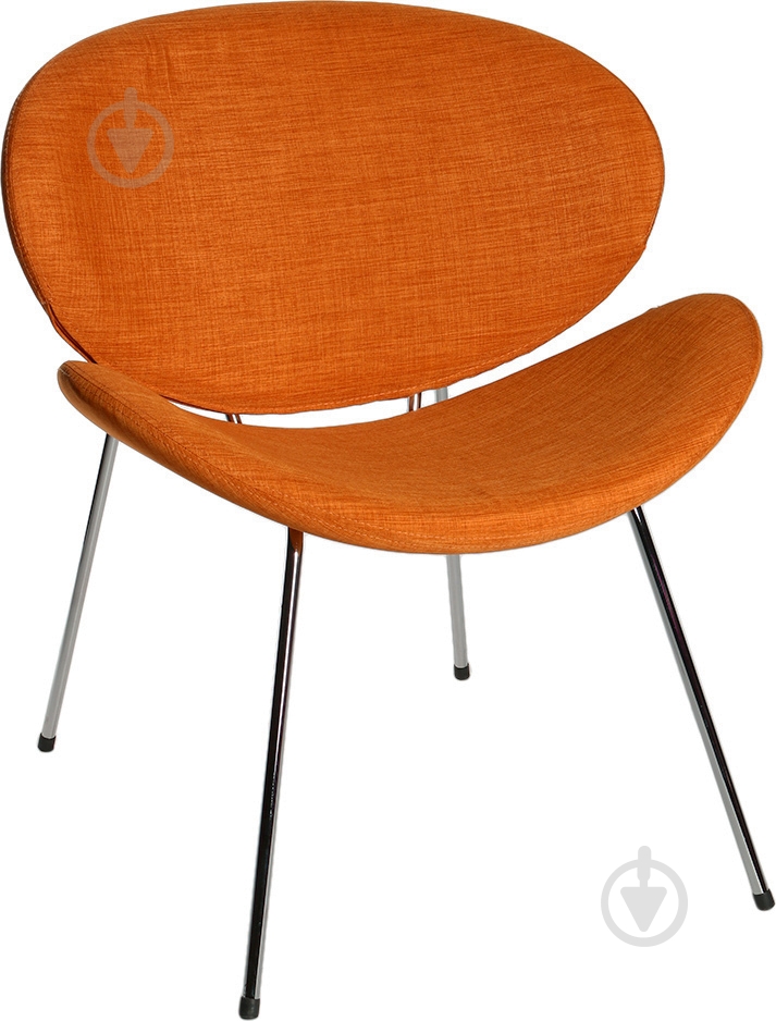 Стілець обідній Arena алюміній/помаранчевий - фото 1 Стілець обідній Arena алюміній/помаранчевий - фото 1