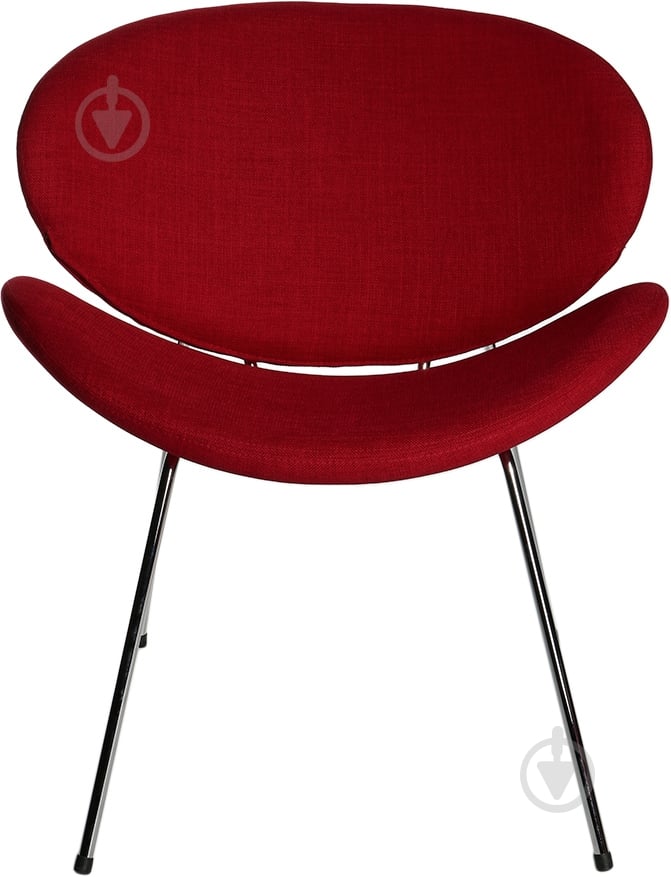 Стул обеденный Arena ткань алюминий/красный - фото 2 Стул обеденный Arena ткань алюминий/красный - фото 2