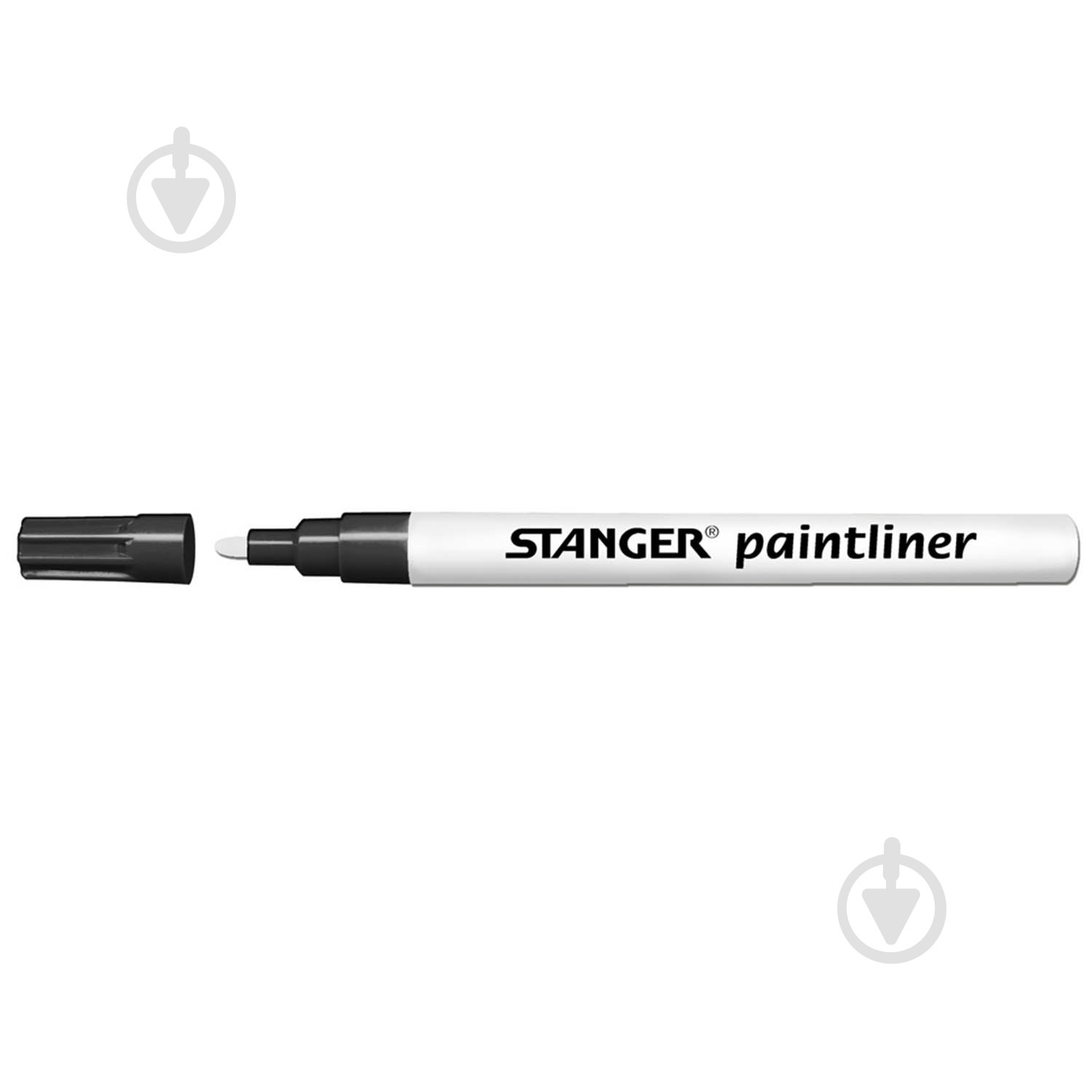 Маркер перманентный Stanger 1-2 мм Paint белый MARKER-PER-ST-210003 - фото 1