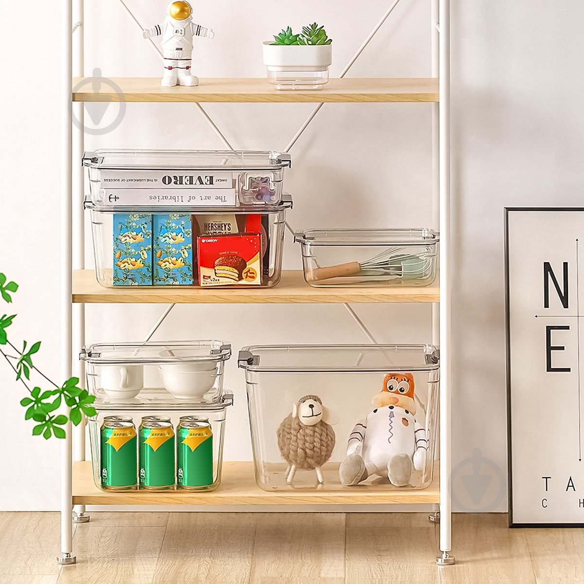 Ящик для зберігання MVM FH-35 M T FH-35 M T 85x385x270 мм - фото 4