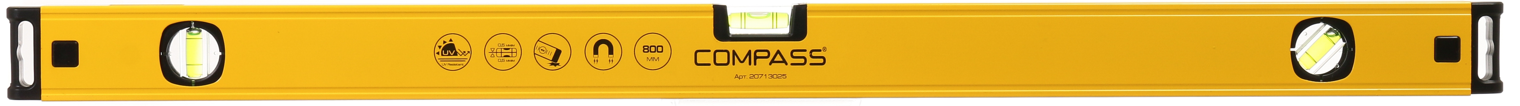 Уровень 80 см Compass магнитный AL-C1-800 - фото 3
