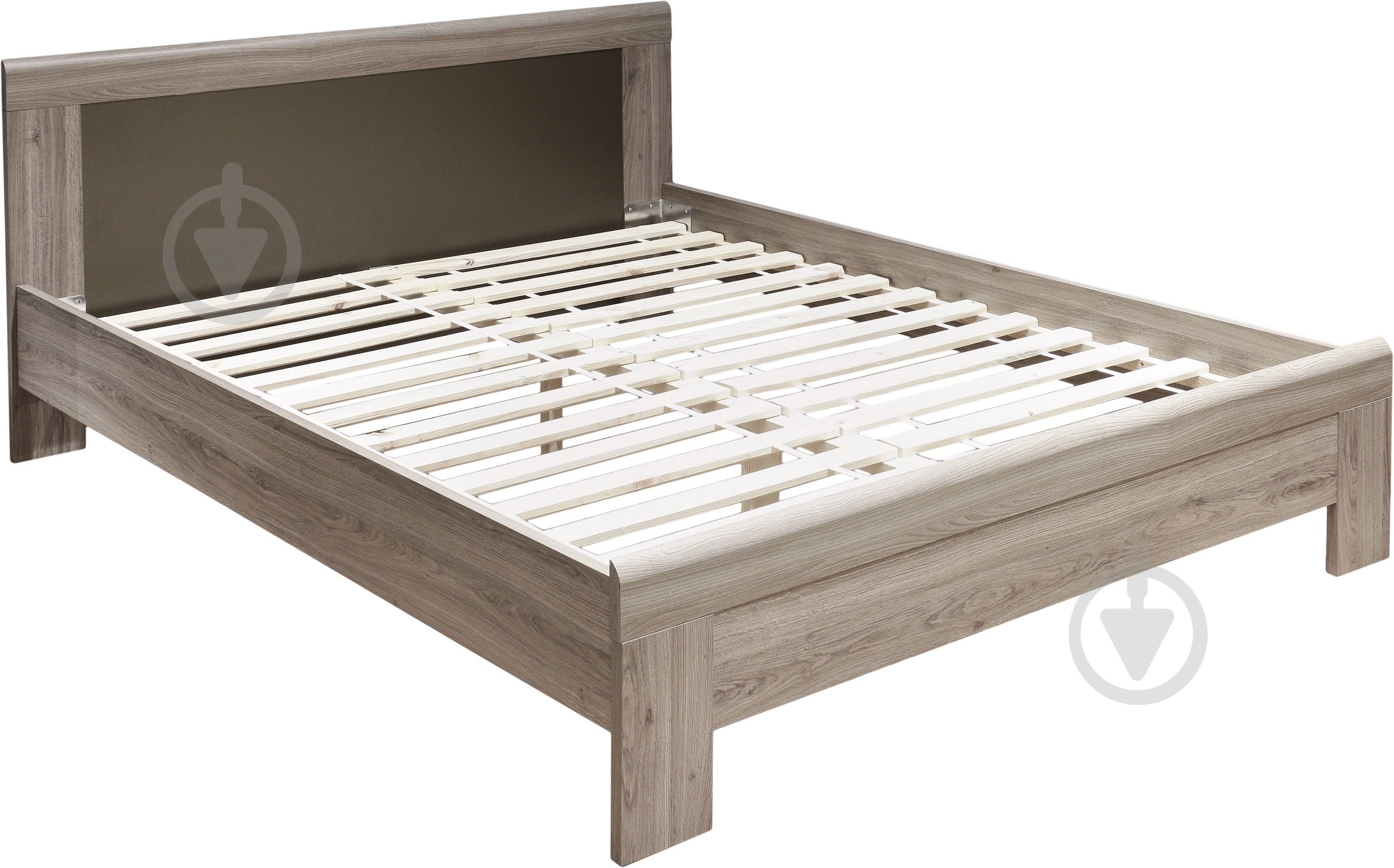 Кровать VMV Holding Джульетта 160x200 см бронза/дуб арканзас темный - фото 2